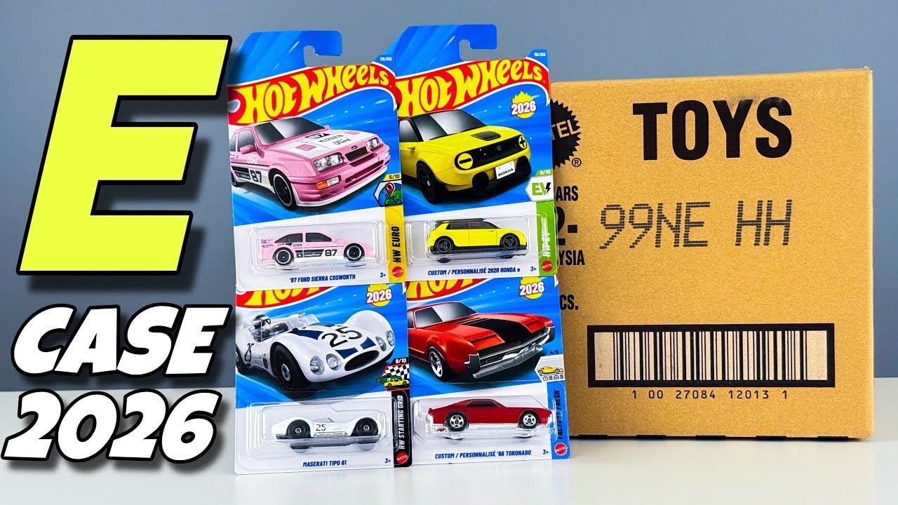 Hotwheels E Case Imported