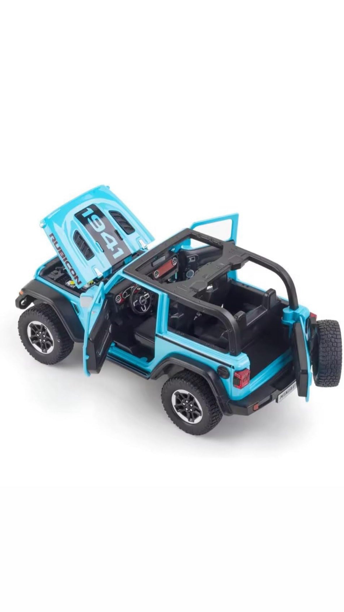 Jeep Rubicon 1:24 Scale Blue