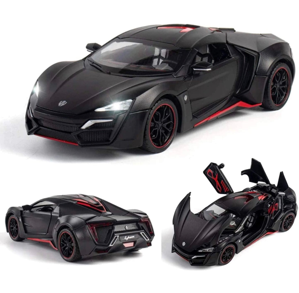 Lykan Hypersport 1:24 Scale Black