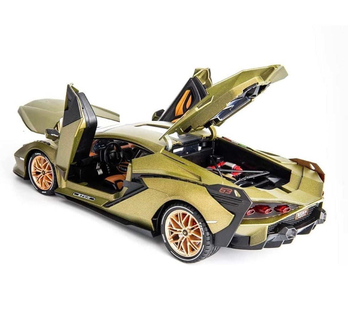 Lamborghini 1:32 Scale Olive Green