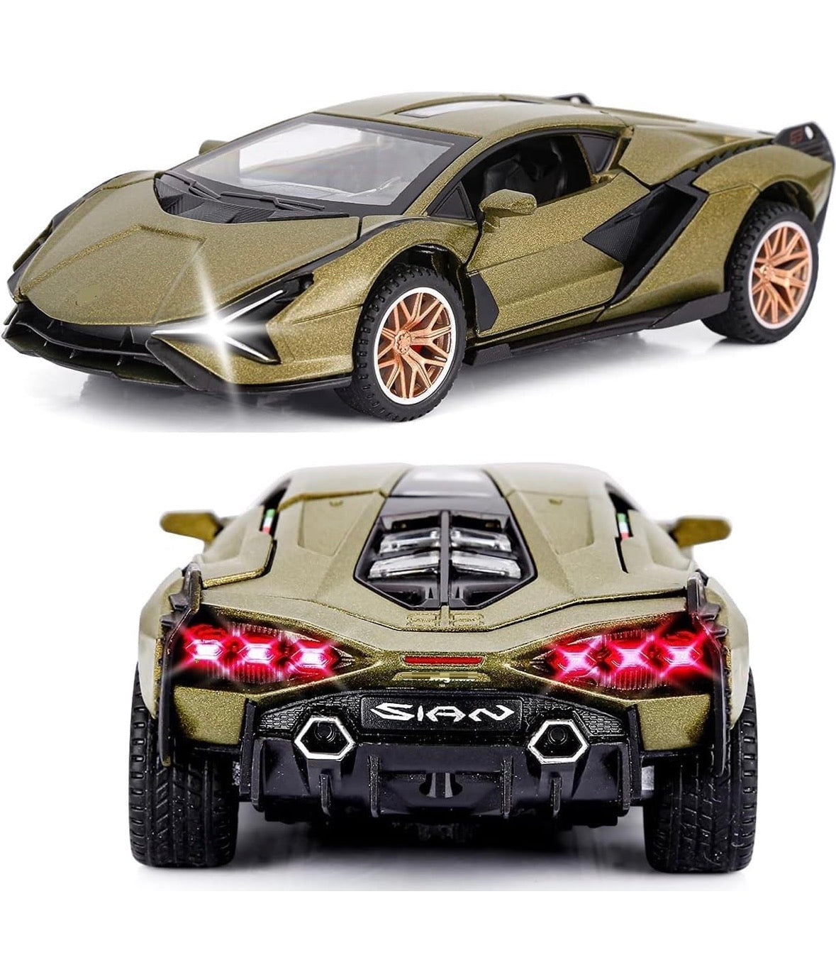 Lamborghini 1:32 Scale Olive Green