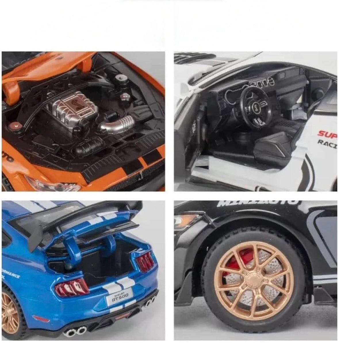 Mustang Shelby GT500 1:32 Scale Black