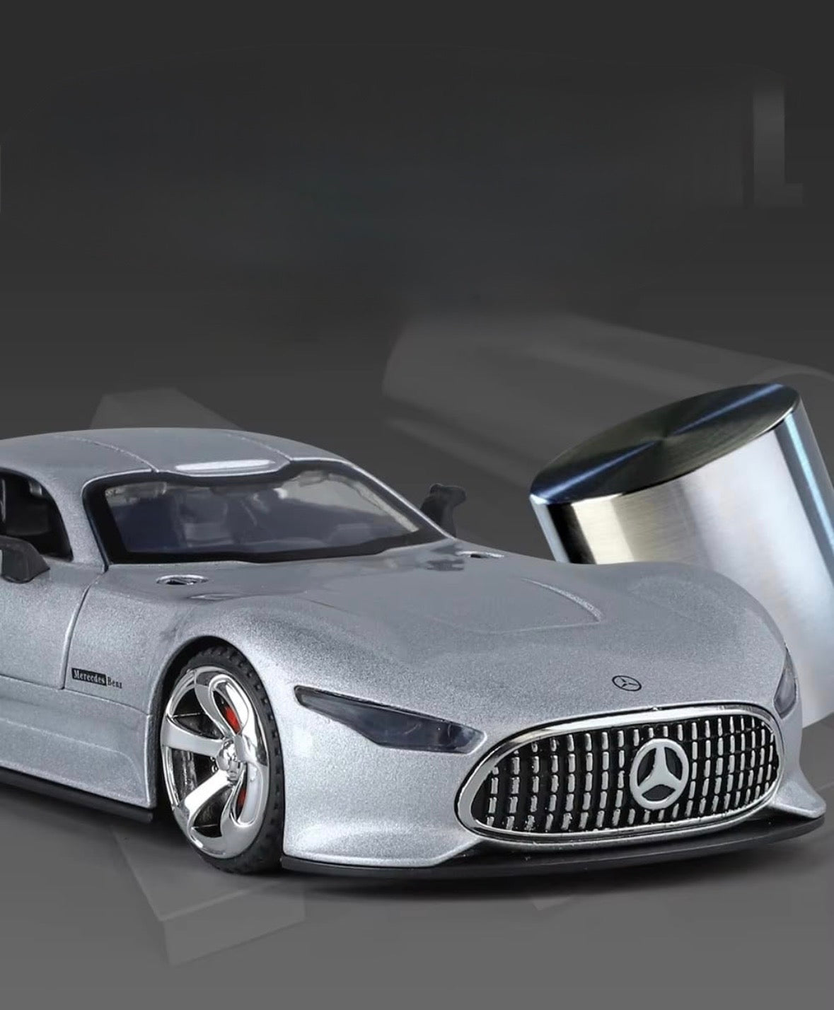 Mercedes AMG GT 1:32 Scale Silver