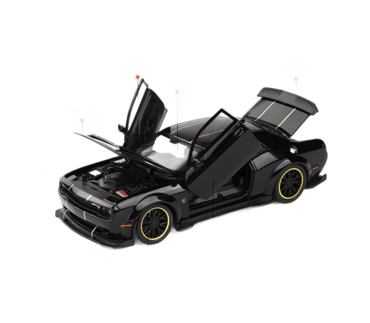 Dodge Challenger Hell Cat 1:32 Scale Black