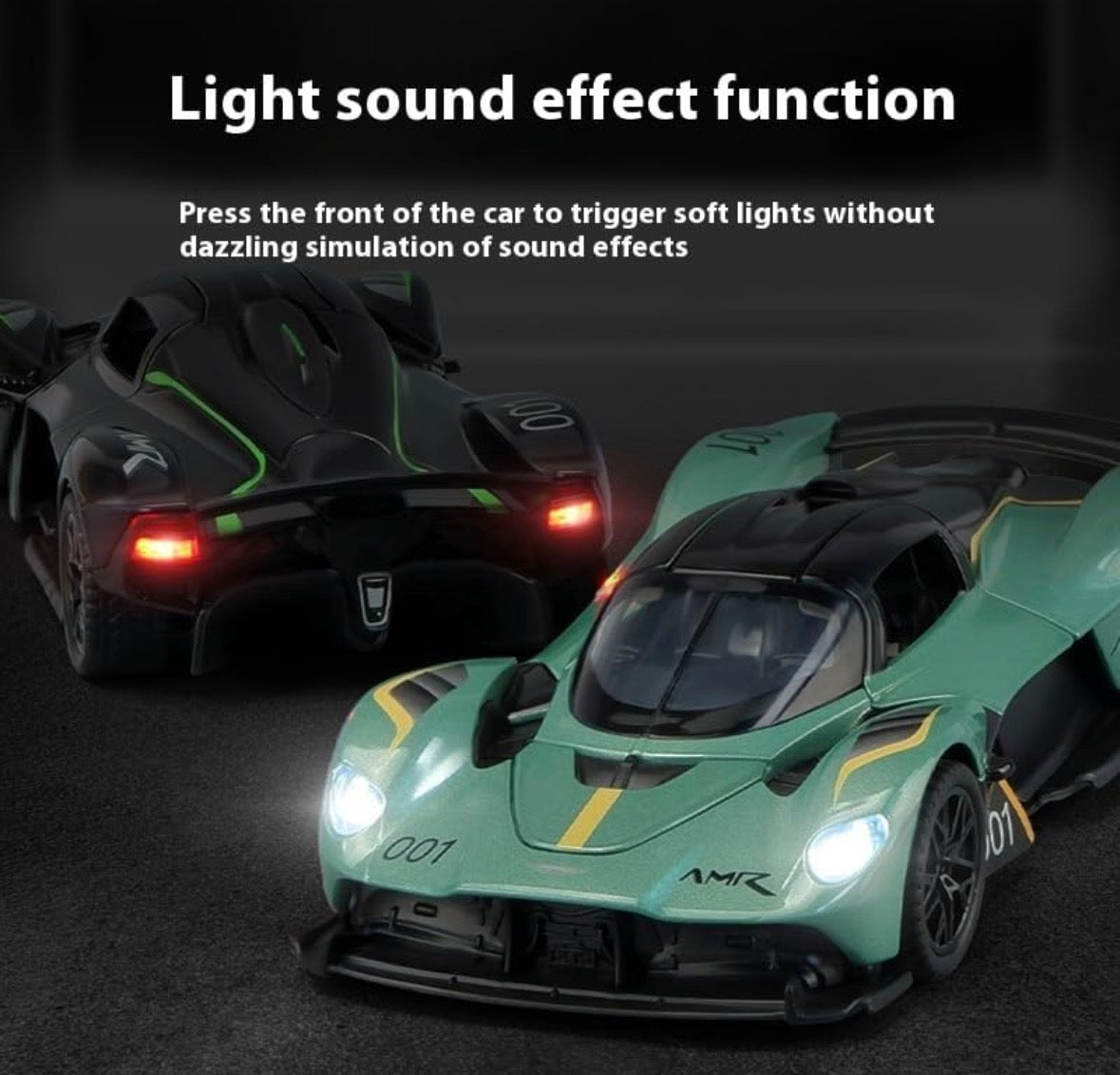 Aston Martin Valkyrie AMR 1:32 Scale Green