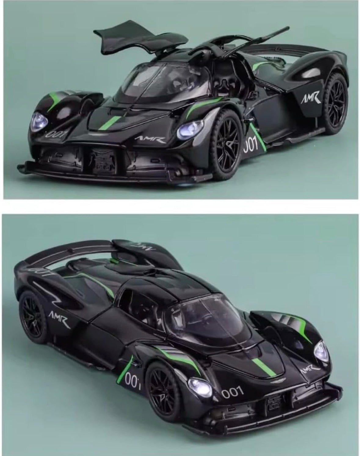 Aston Martin Valkyrie AMR 1:32 Scale Black