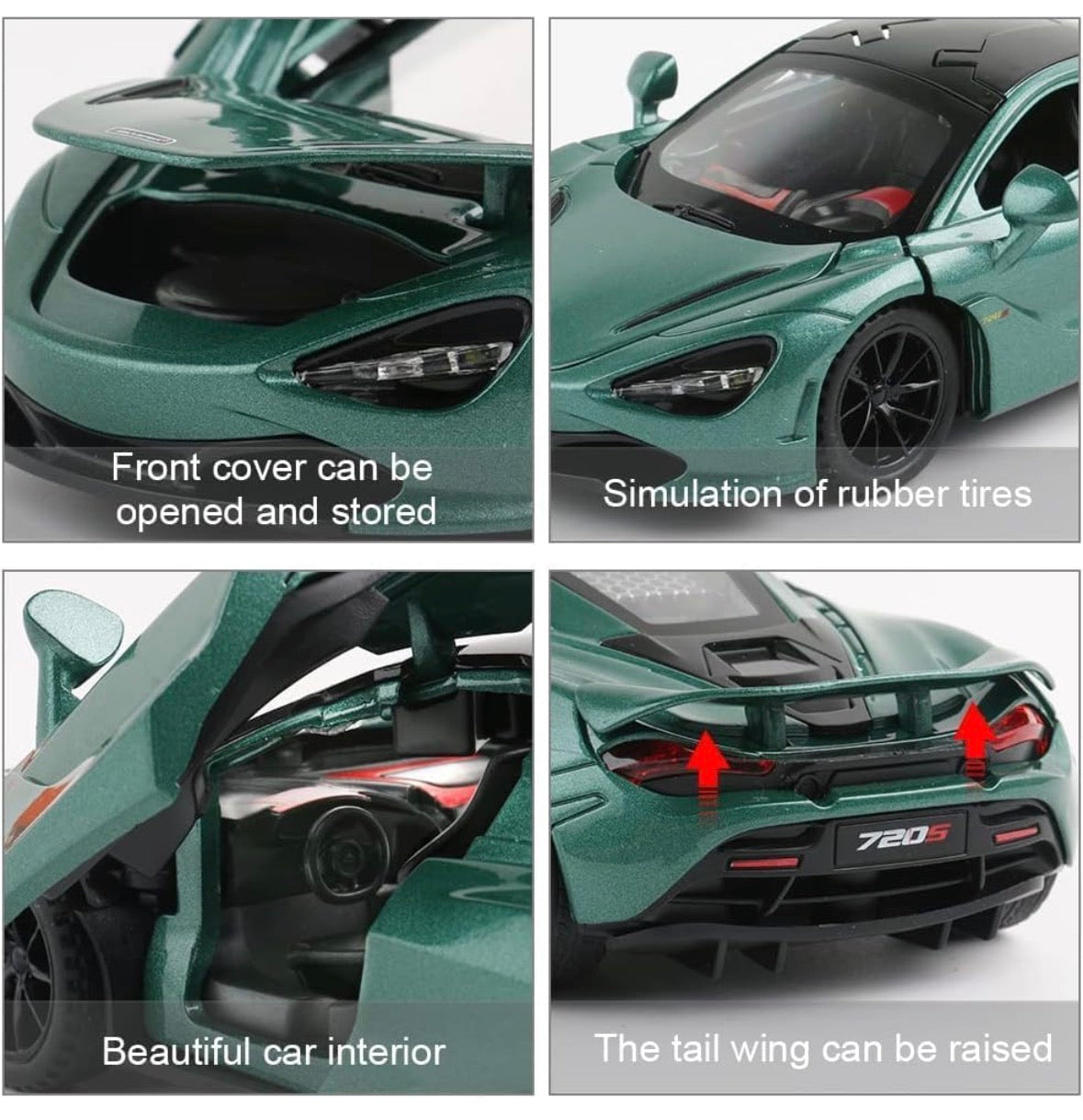 Mclaren 720s 1:32 Scale Green