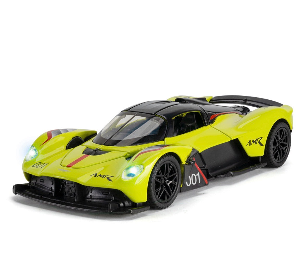 Aston Martin Valkyrie AMR 1:32 Scale Neon Green