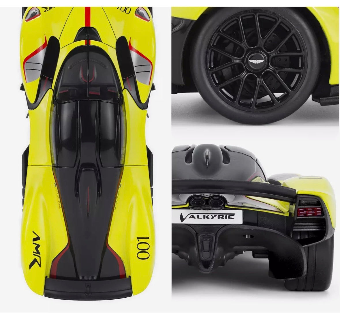 Aston Martin Valkyrie AMR 1:32 Scale Neon Green