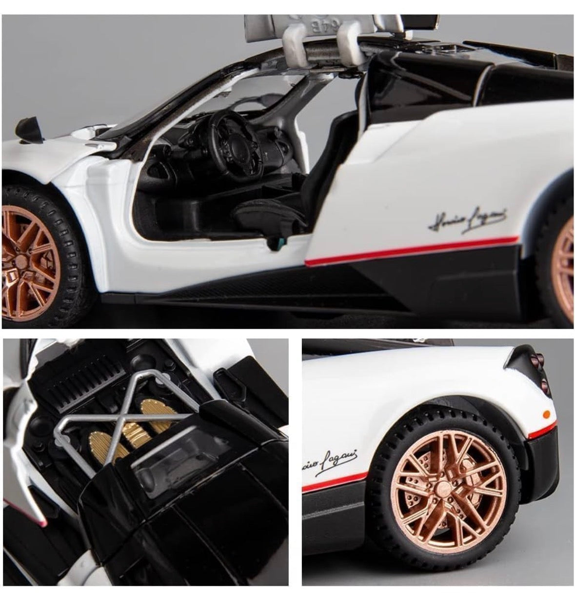 Pagani Huayra 1:32 Scale White