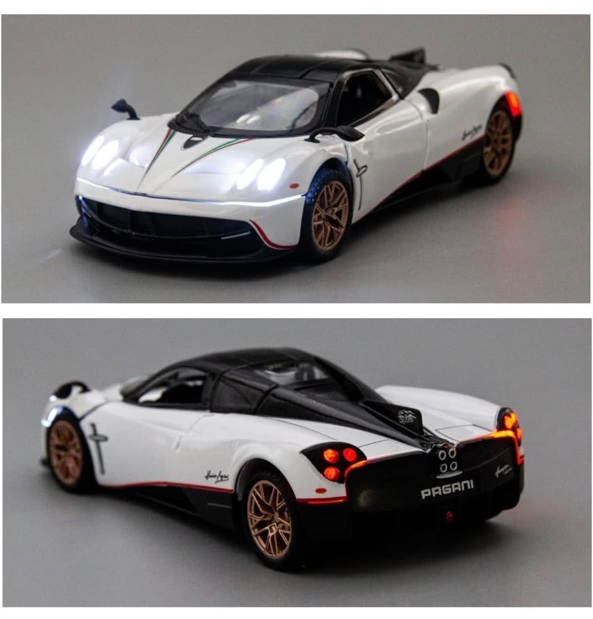 Pagani Huayra 1:32 Scale White