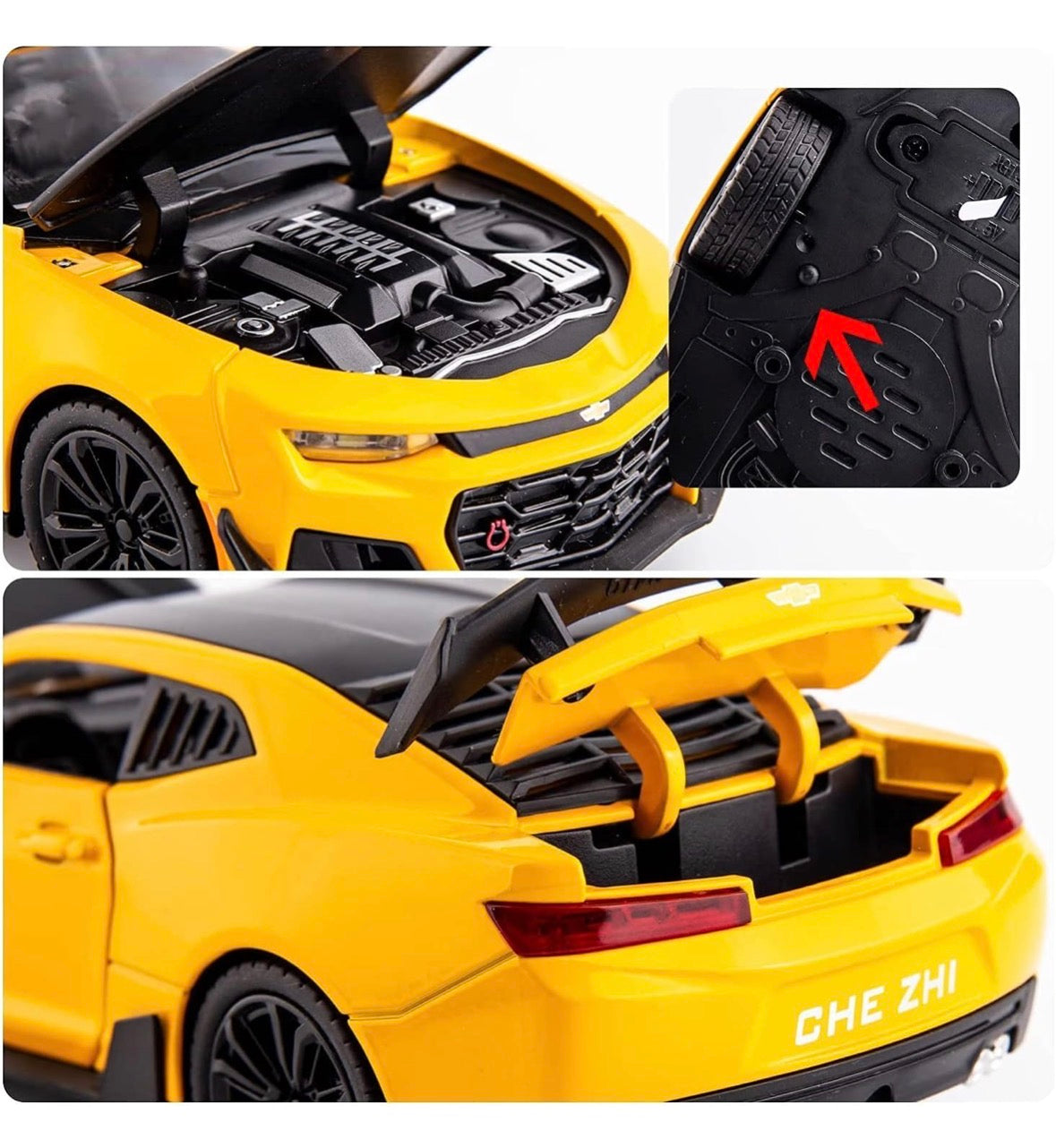 Chevrolet Camaro 1:32 Scale Yellow