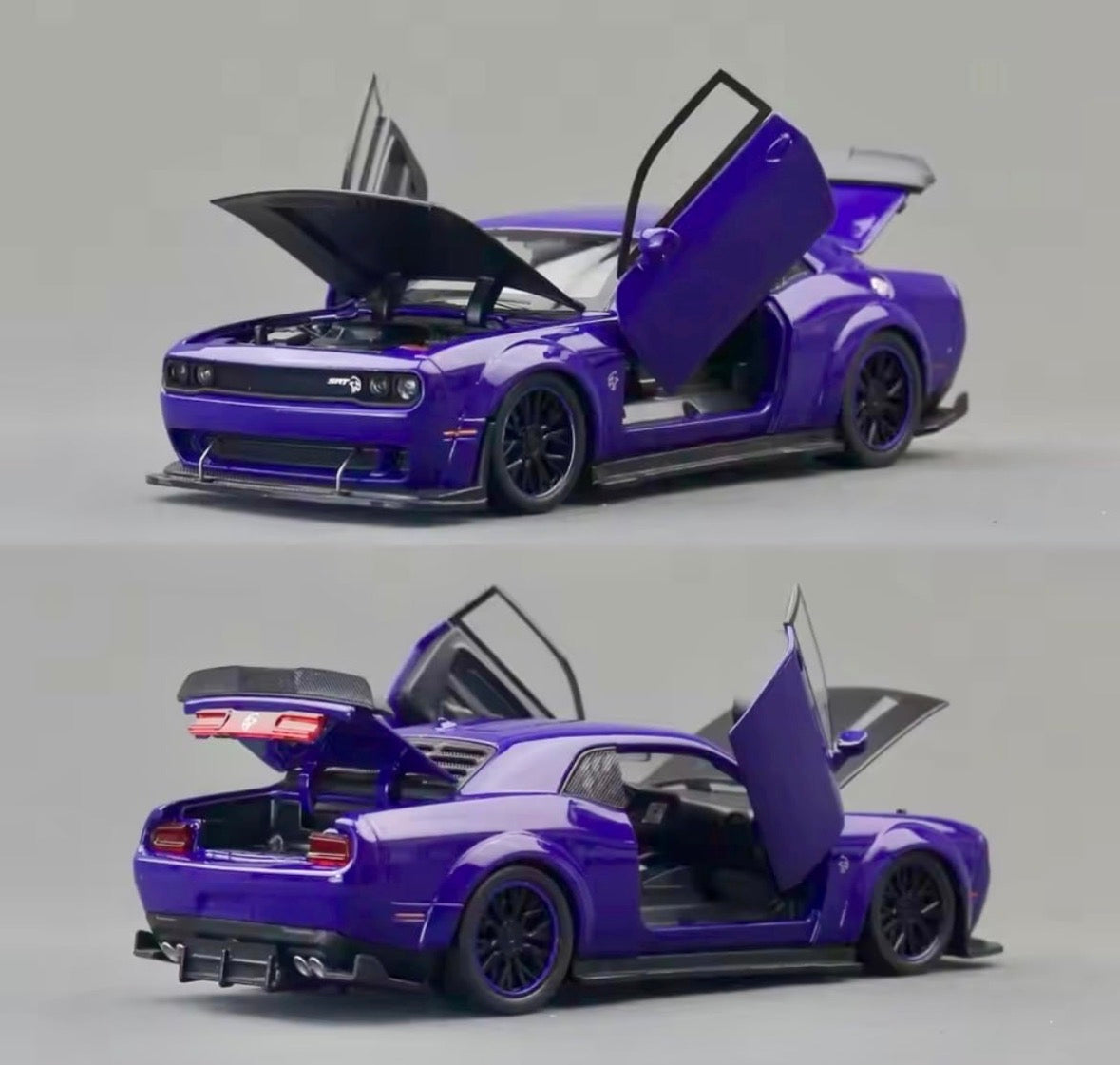 Dodge Challenger Hell Cat 1:32 Purple