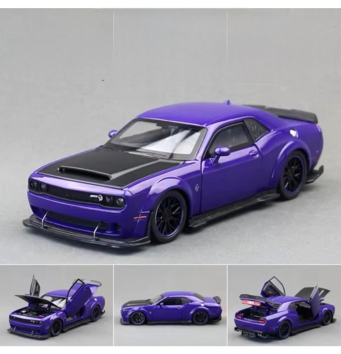 Dodge Challenger Hell Cat 1:32 Purple