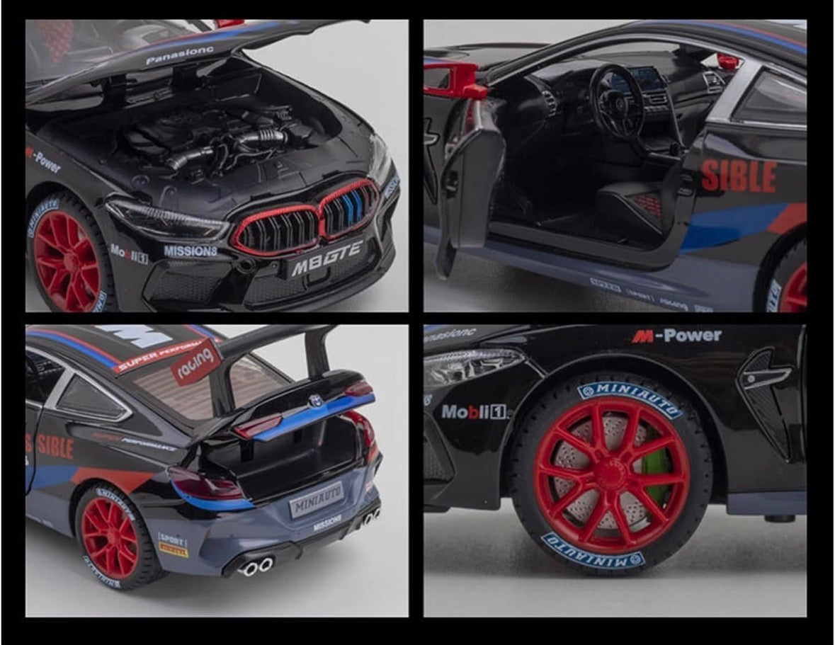 BMW M8 GTE 1:32 Scale Black