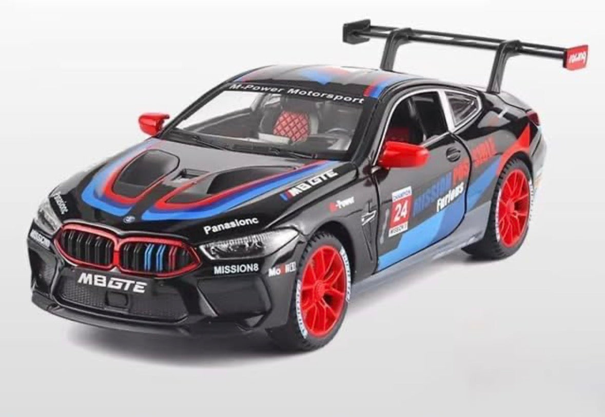 BMW M8 GTE 1:32 Scale Black