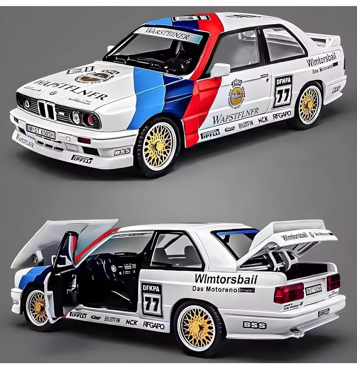 BMW M3 1:24 Scale White