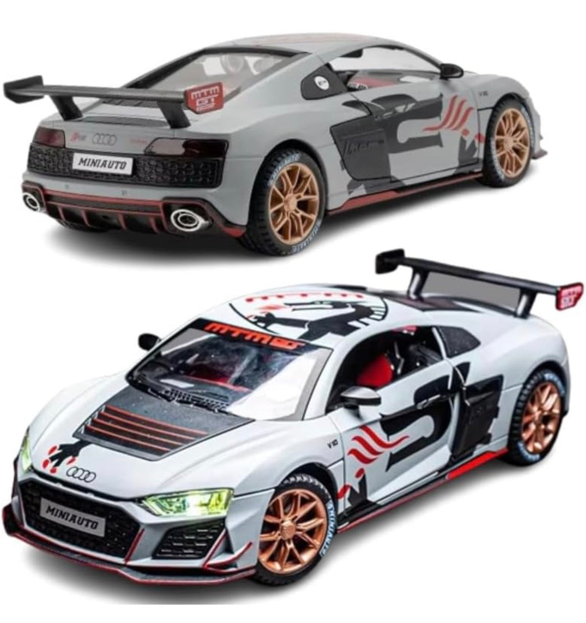 Audi R8 1:24 Scale Grey