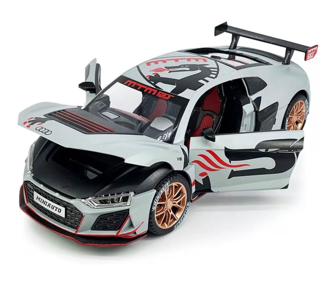 Audi R8 1:24 Scale Grey