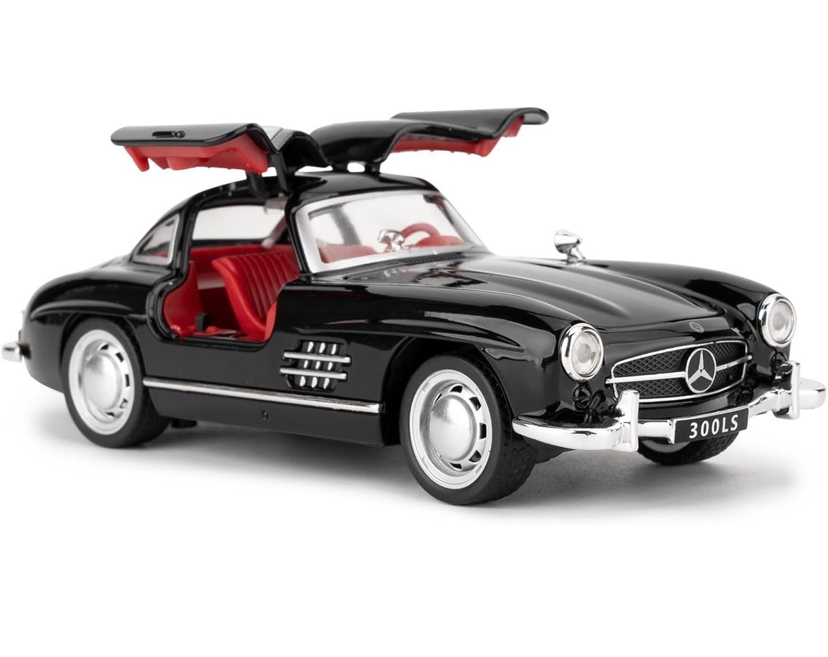 Mercedes 300 SL Vintage 1:24 Scale Black