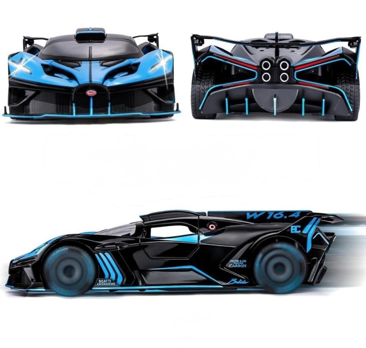 Bugatti Bolide 1:24 Scale Blue