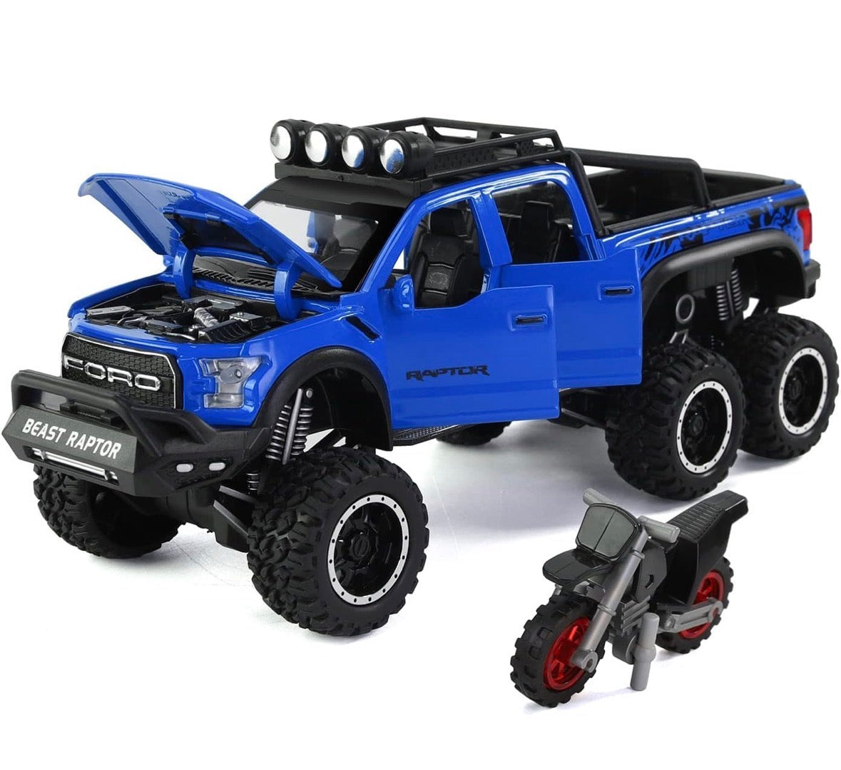 Ford Raptor 1:28 Scale Blue