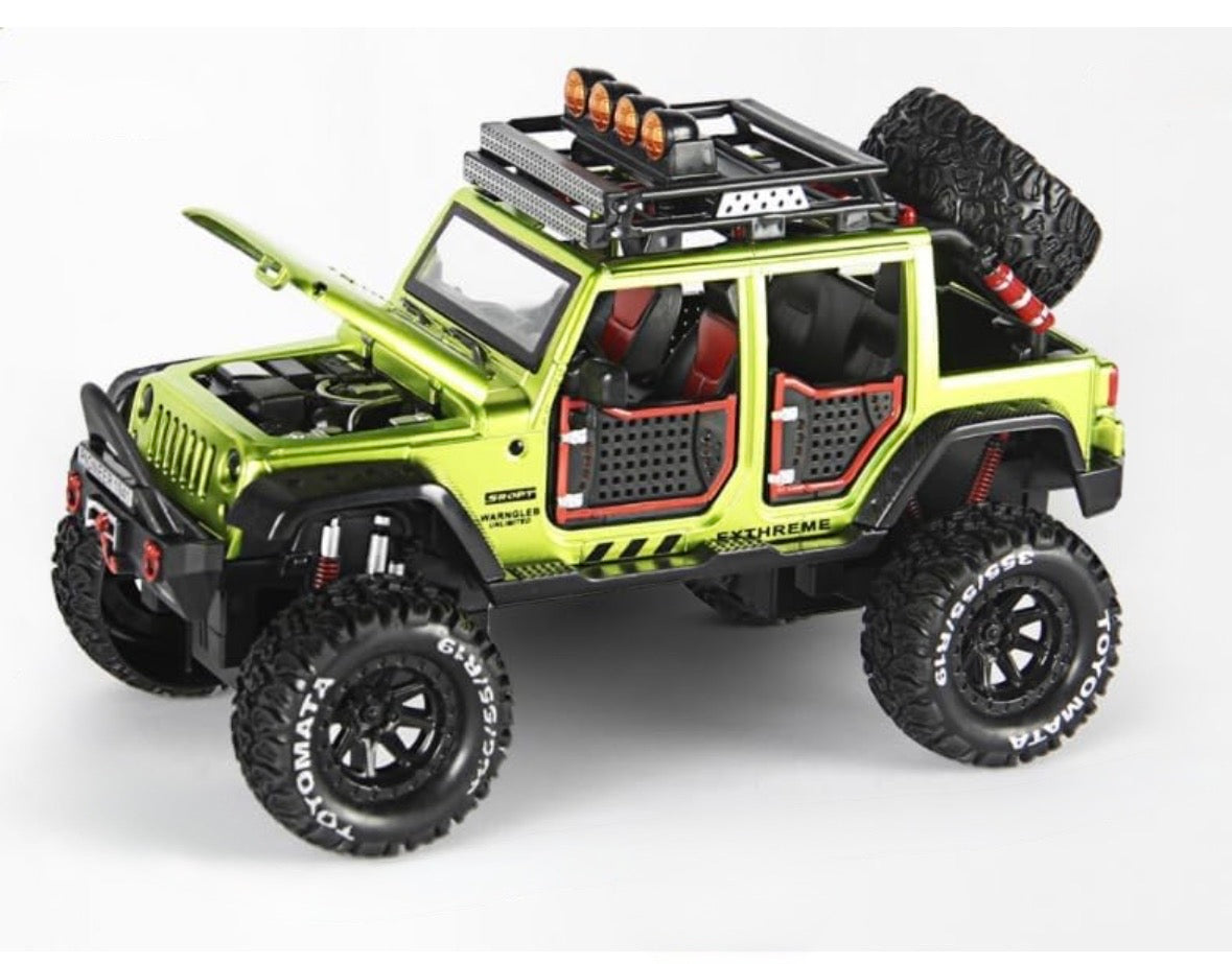 Off-Road Jeep 1:24 Scale Green