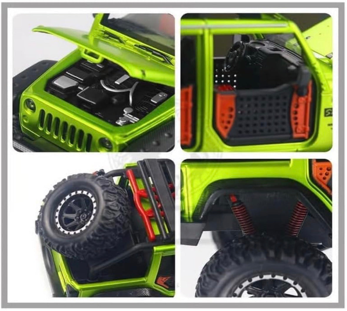 Off-Road Jeep 1:24 Scale Green