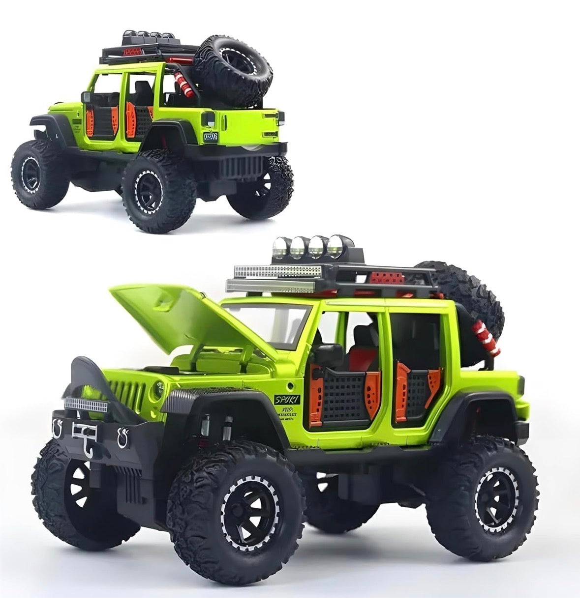 Off-Road Jeep 1:24 Scale Green