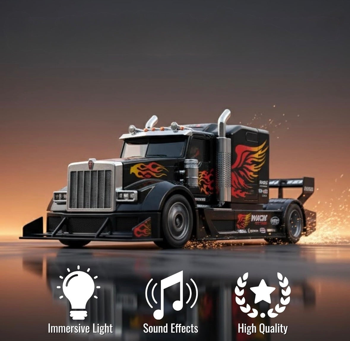 American Muscle Truck 1:32 (Color As Per Availability)