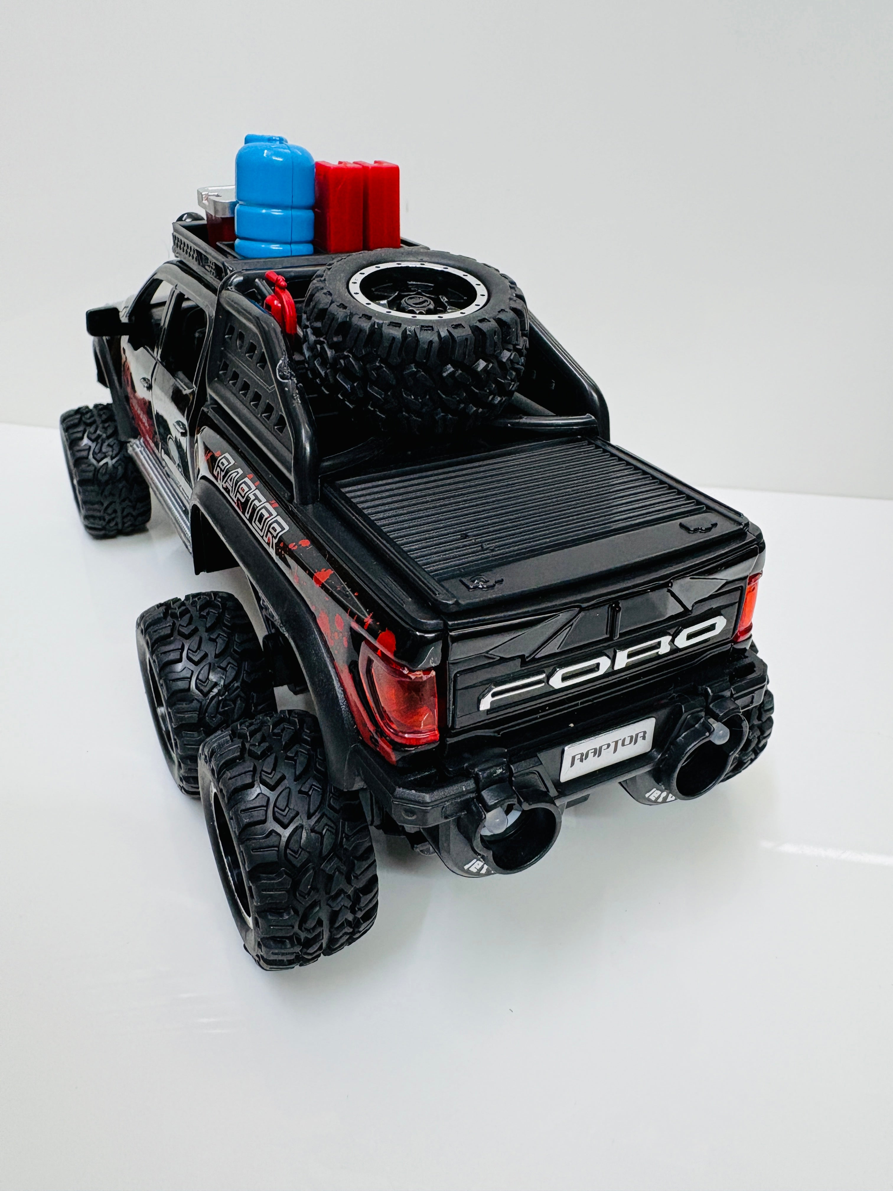 Ford Raptor F150 Truck 1:28 Scale Black