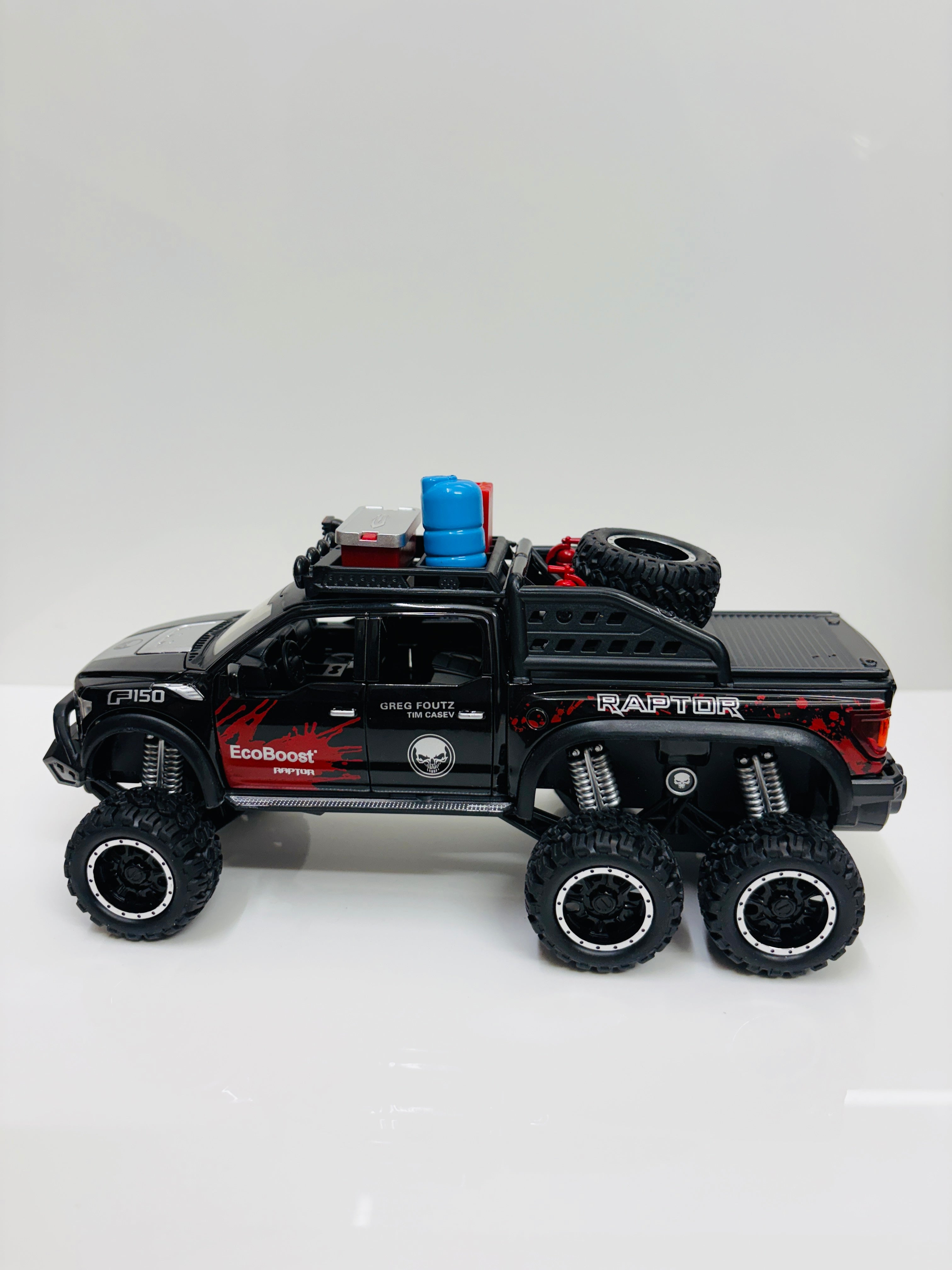 Ford Raptor F150 Truck 1:28 Scale Black