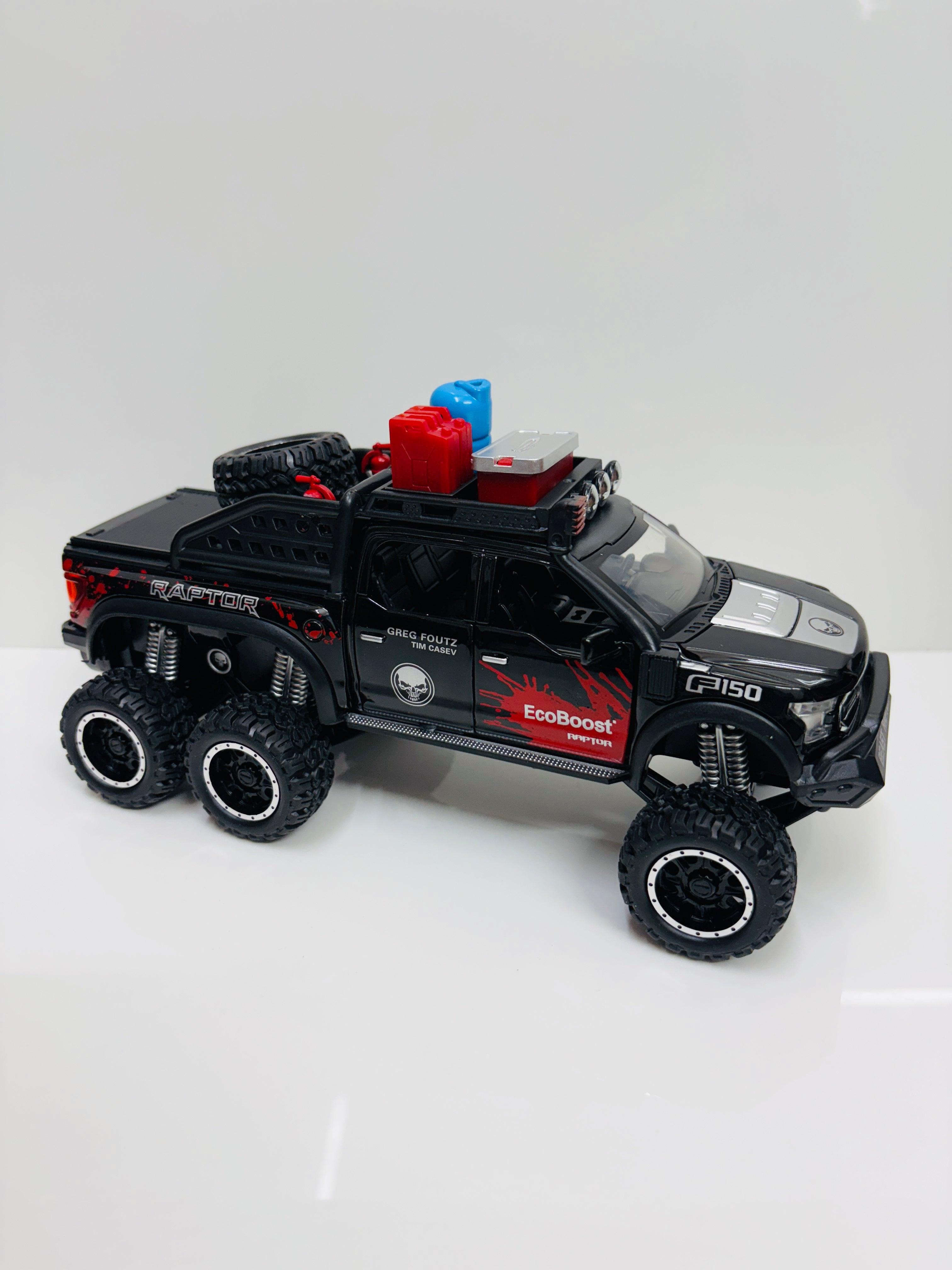 Ford Raptor F150 Truck 1:28 Scale Black