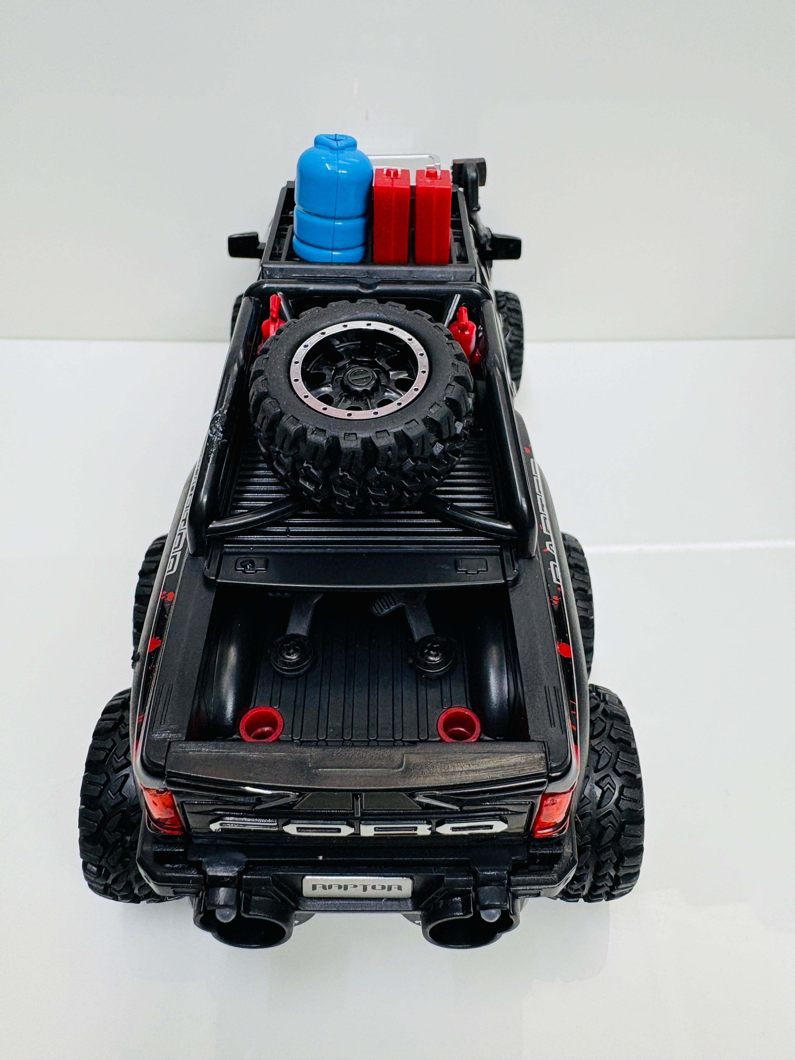 Ford Raptor F150 Truck 1:28 Scale Black