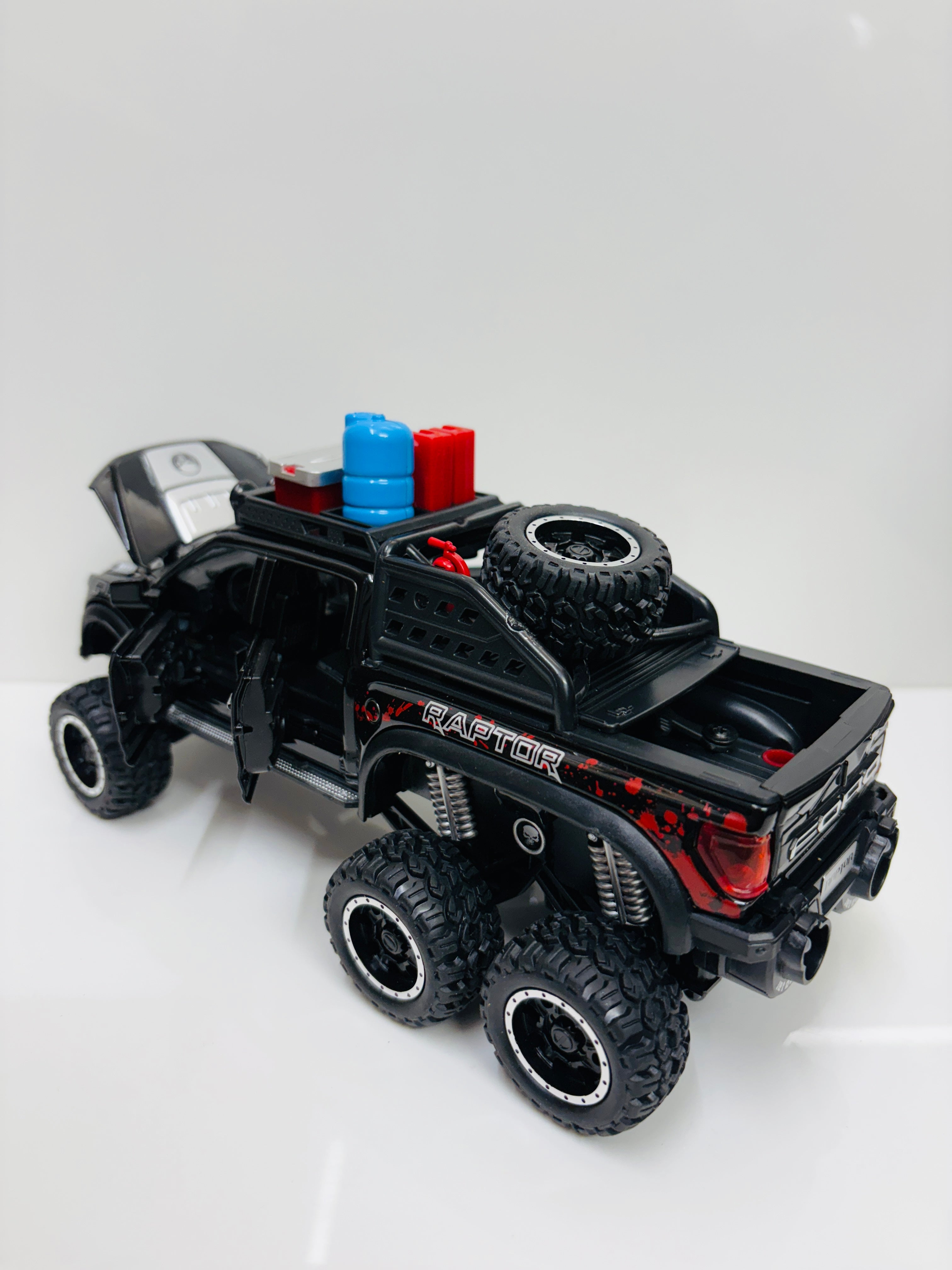 Ford Raptor F150 Truck 1:28 Scale Black