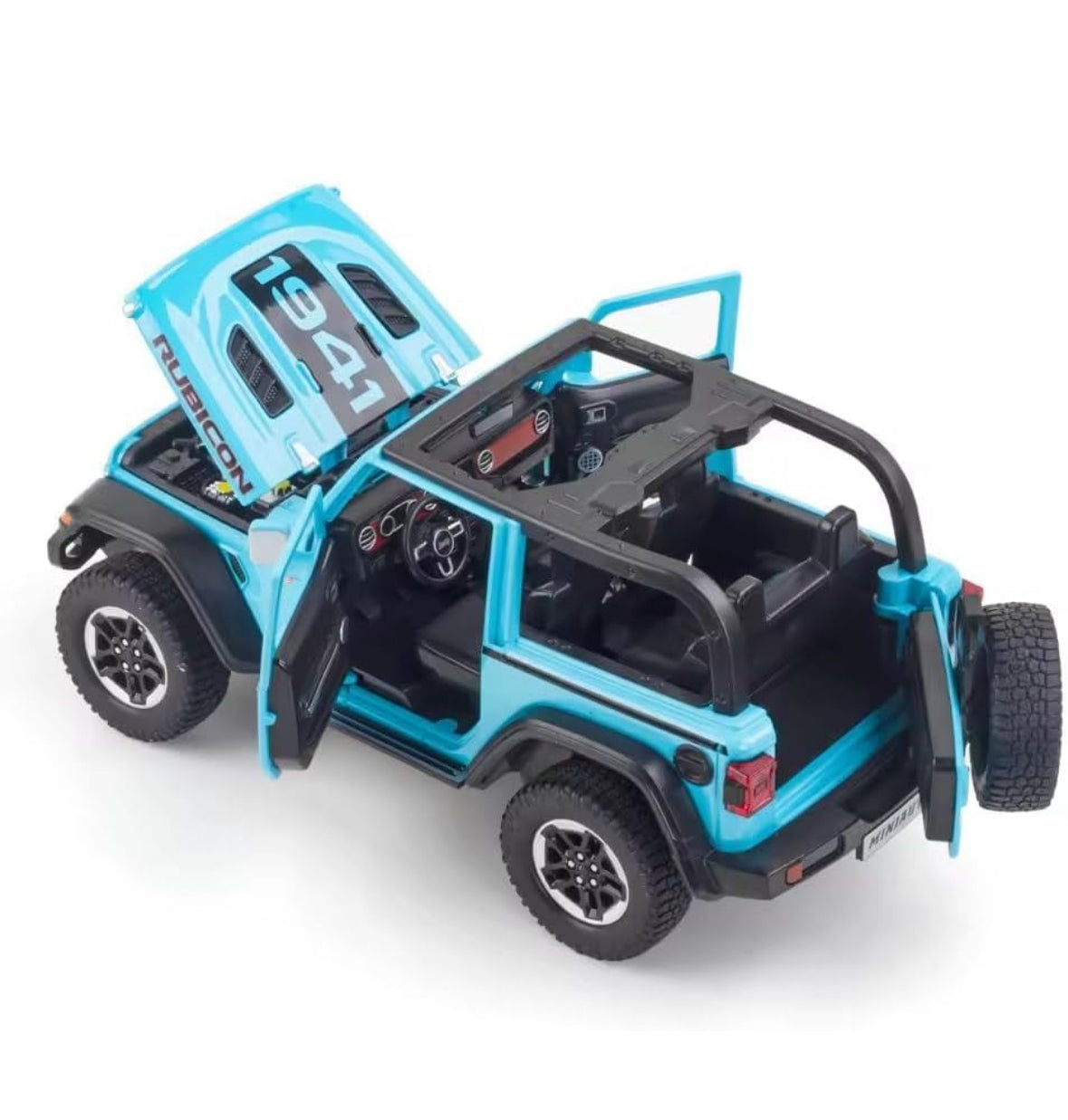 Jeep Rubicon 1:24 Scale Blue