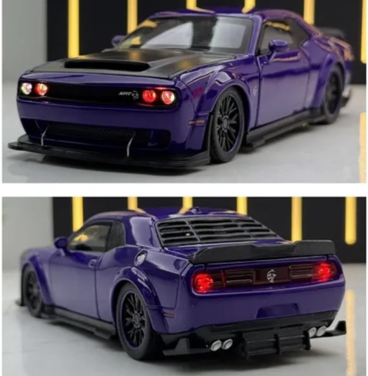 Dodge Challenger Hell Cat 1:32 Purple