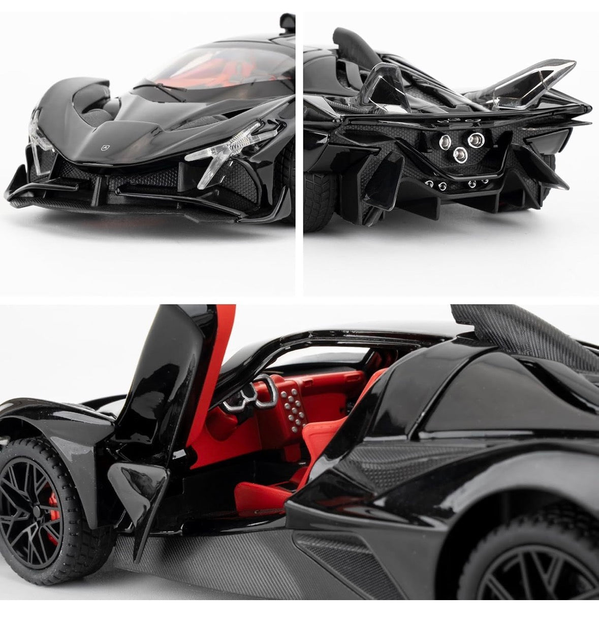 Apollo Evo Supercar 1:24 Scale Black
