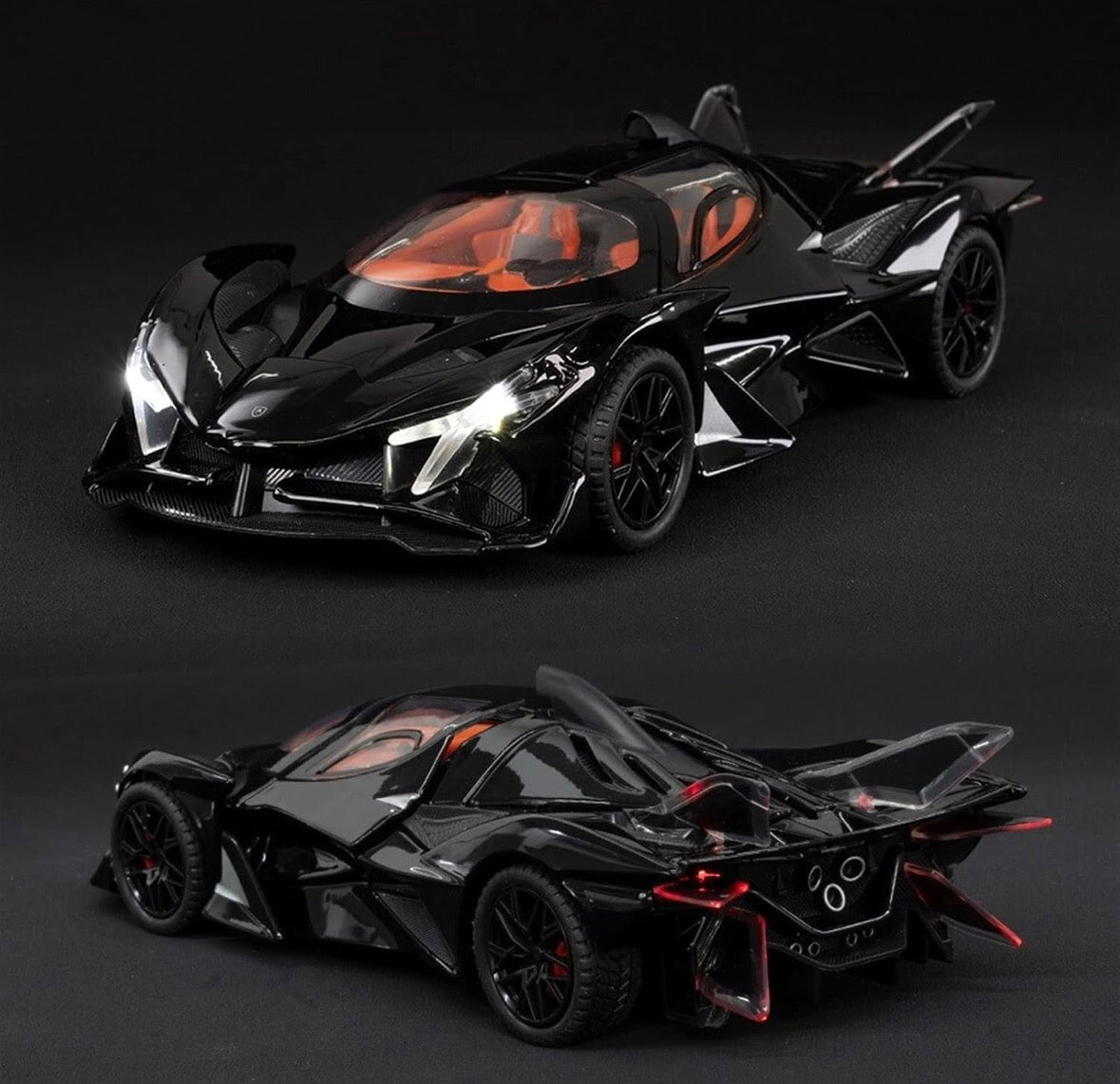 Apollo Evo Supercar 1:24 Scale Black